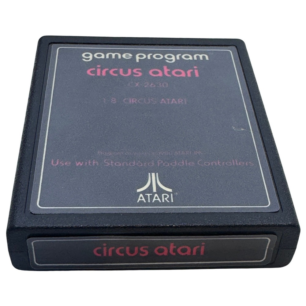 Circus Atari CX2630 Atari 2600 Game‎ Cartridge & Manual 1980 Tested